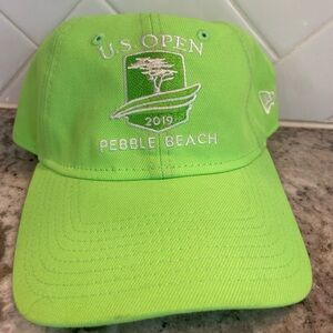 New Era Bright Green Cap US OPEN golf hat cap Memorabilia